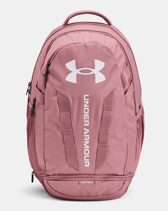 UA Hustle 5.0 Backpack in Pink image number 0